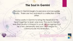 The Soul in Gemini