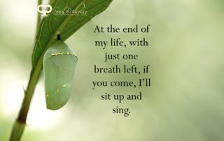 With One Breath Left - Rumi