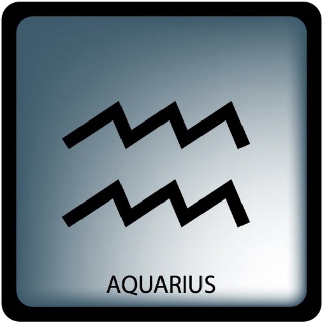 planet glyph aquarius